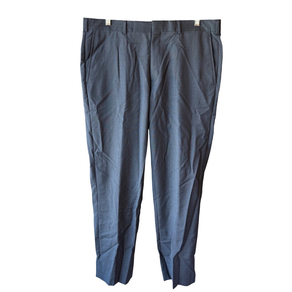 Brooks Brothers Regent Dress Pants Plaid Wool Blend Trousers W38 L31 Italian‎